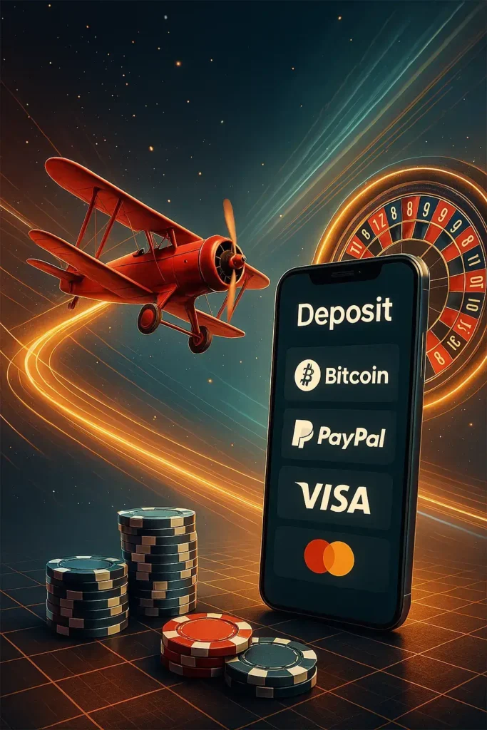 deposit methods for aviator game