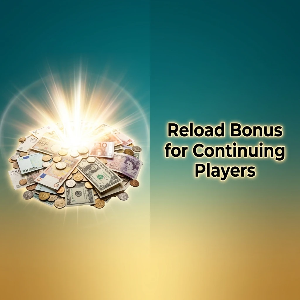Reload bonus rewards for continuing casino players on subsequent deposits extending Aviator playing sessions