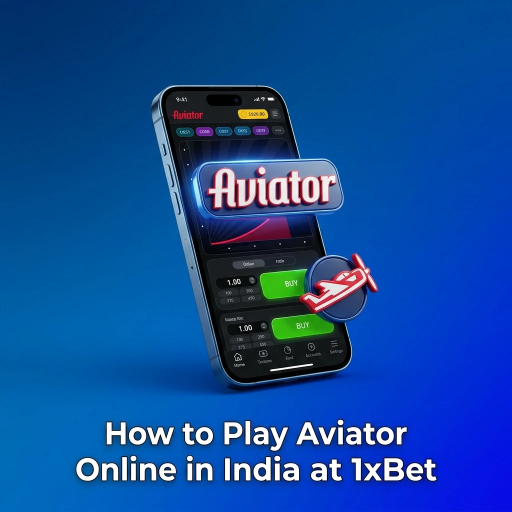 Step-by-step guide to playing Aviator on 1xBet India, from registration and deposit to placing bets and cashing out