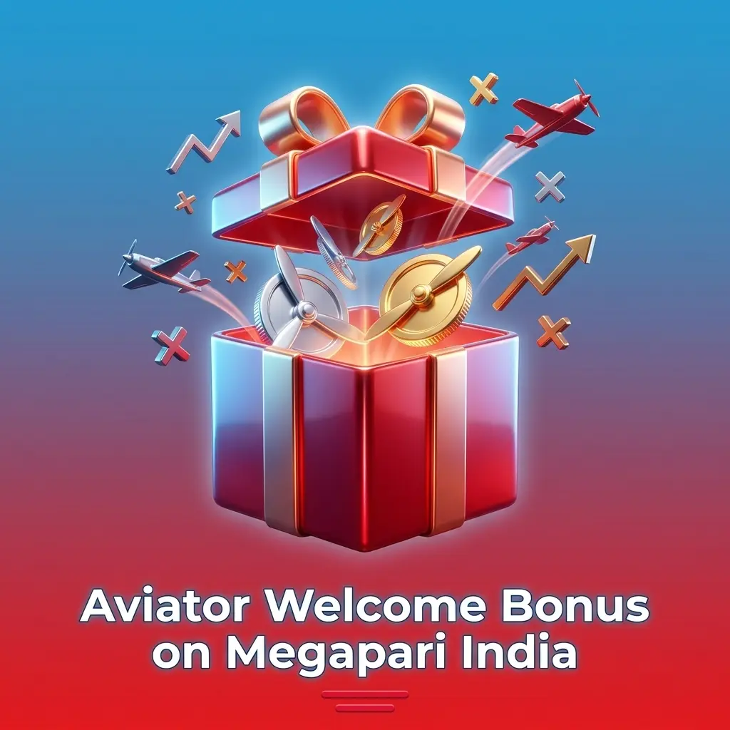 Megapari India Aviator welcome bonus with 100% first deposit offer, minimum INR 1,000 deposit required