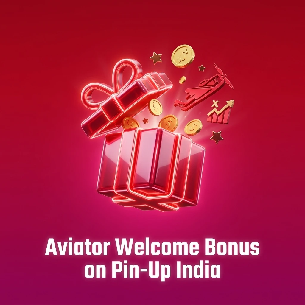 Pin-Up India Aviator welcome bonus with 100% match on first deposit of INR 300 for new casino players