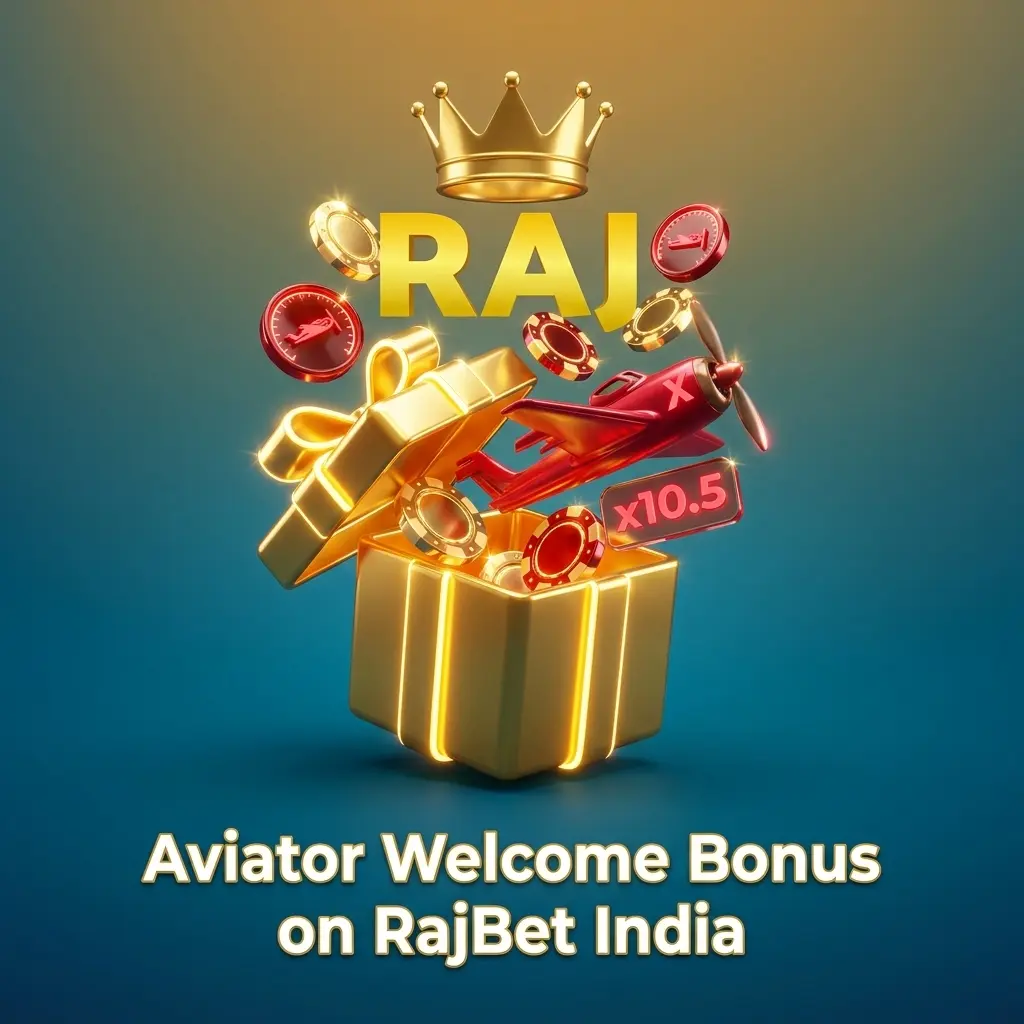 RajBet India Aviator welcome bonus: 100% first deposit match starting at INR 300 for new casino players