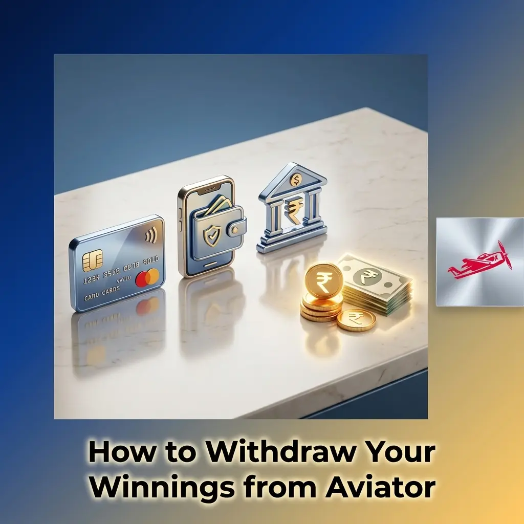 Steps to withdraw Aviator winnings via cashier menu, choosing method, entering amount, and submitting request for processing