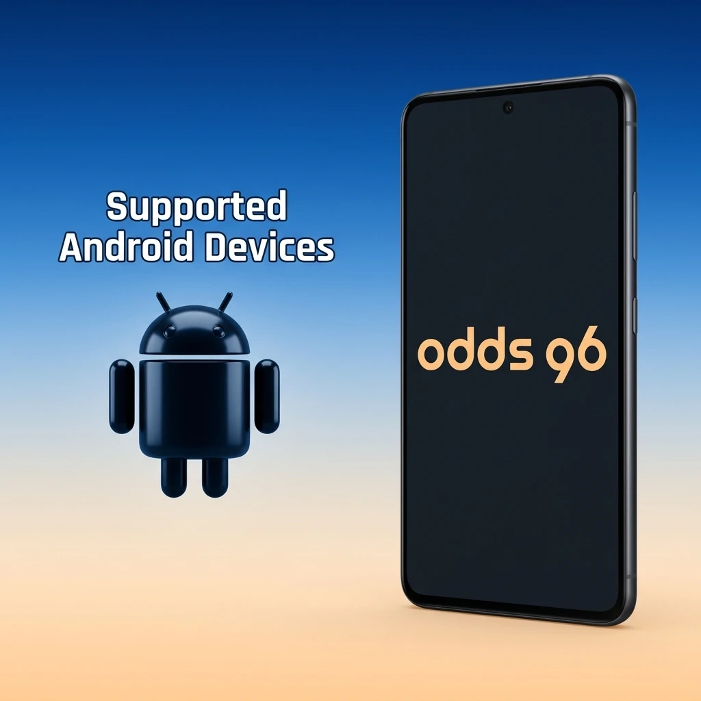 Odds96 app tested on 10 Android devices across budget, mid-range, and flagship tiers including Samsung, Redmi, and OnePlus