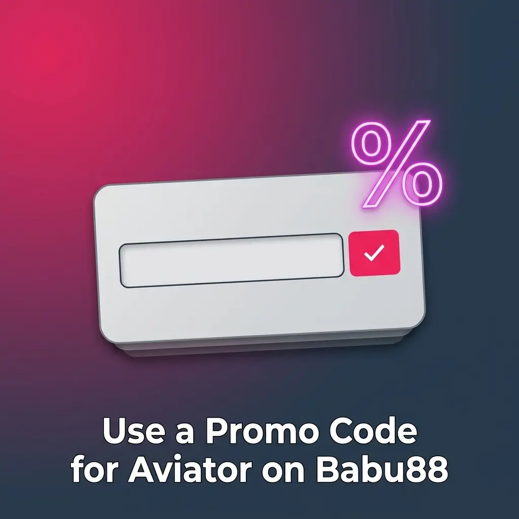 Babu88 Aviator promo code BABU50 entry field in My Account section for extra bonus activation