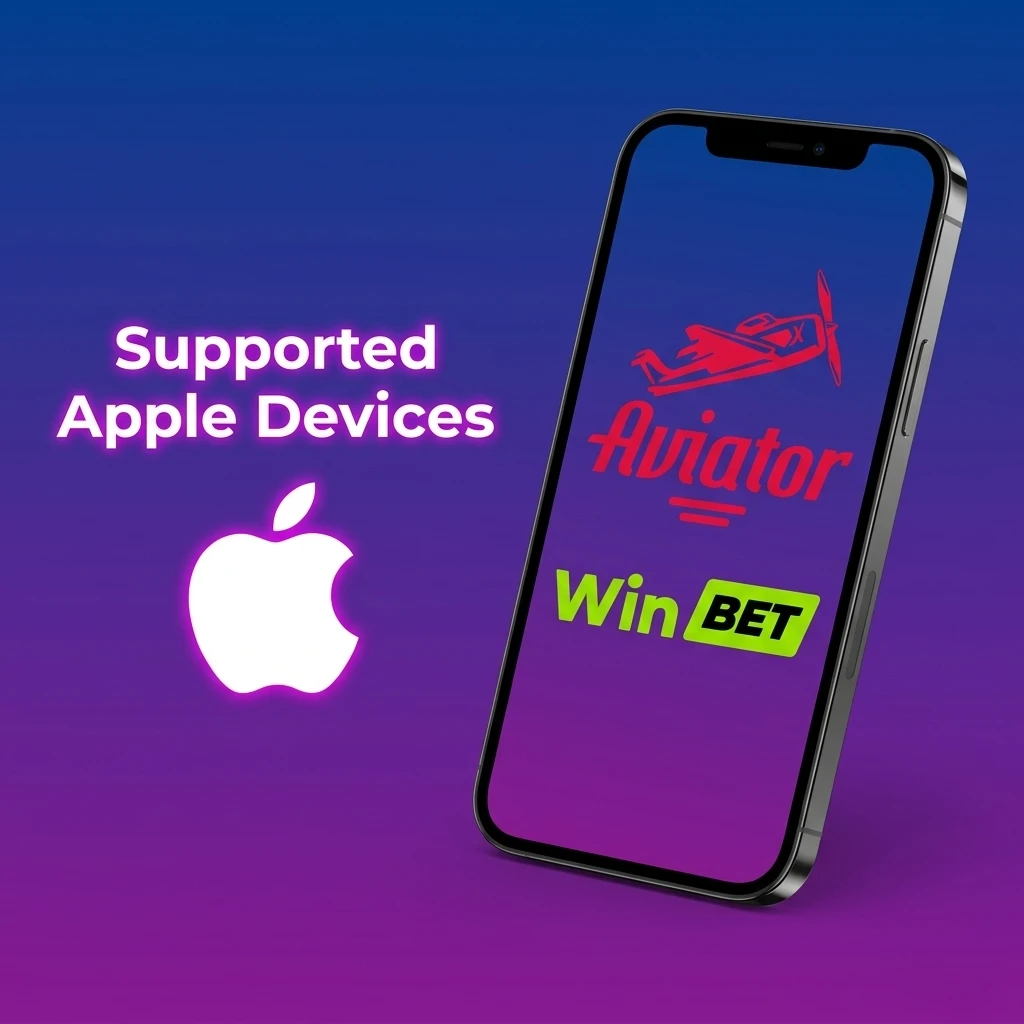 Supported Apple iPhones and iPads running iOS 12 or later compatible with WinWin Aviator mobile app